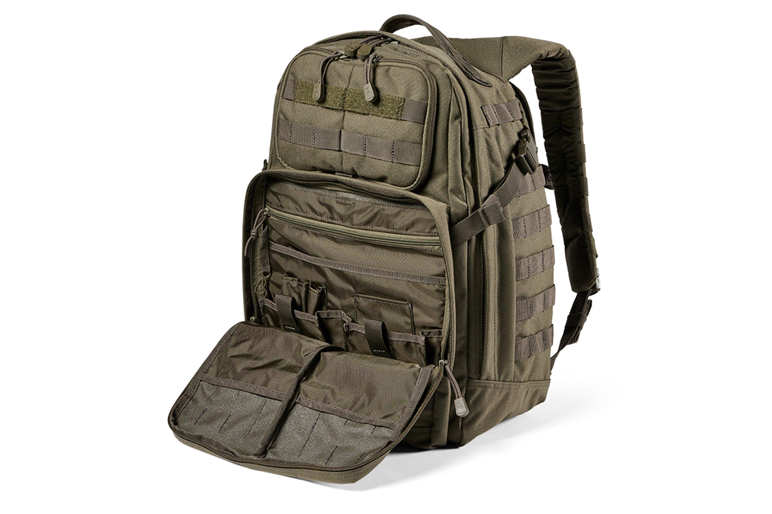 5.11 Rush 24 2.0 Backpack green with MOLLE web