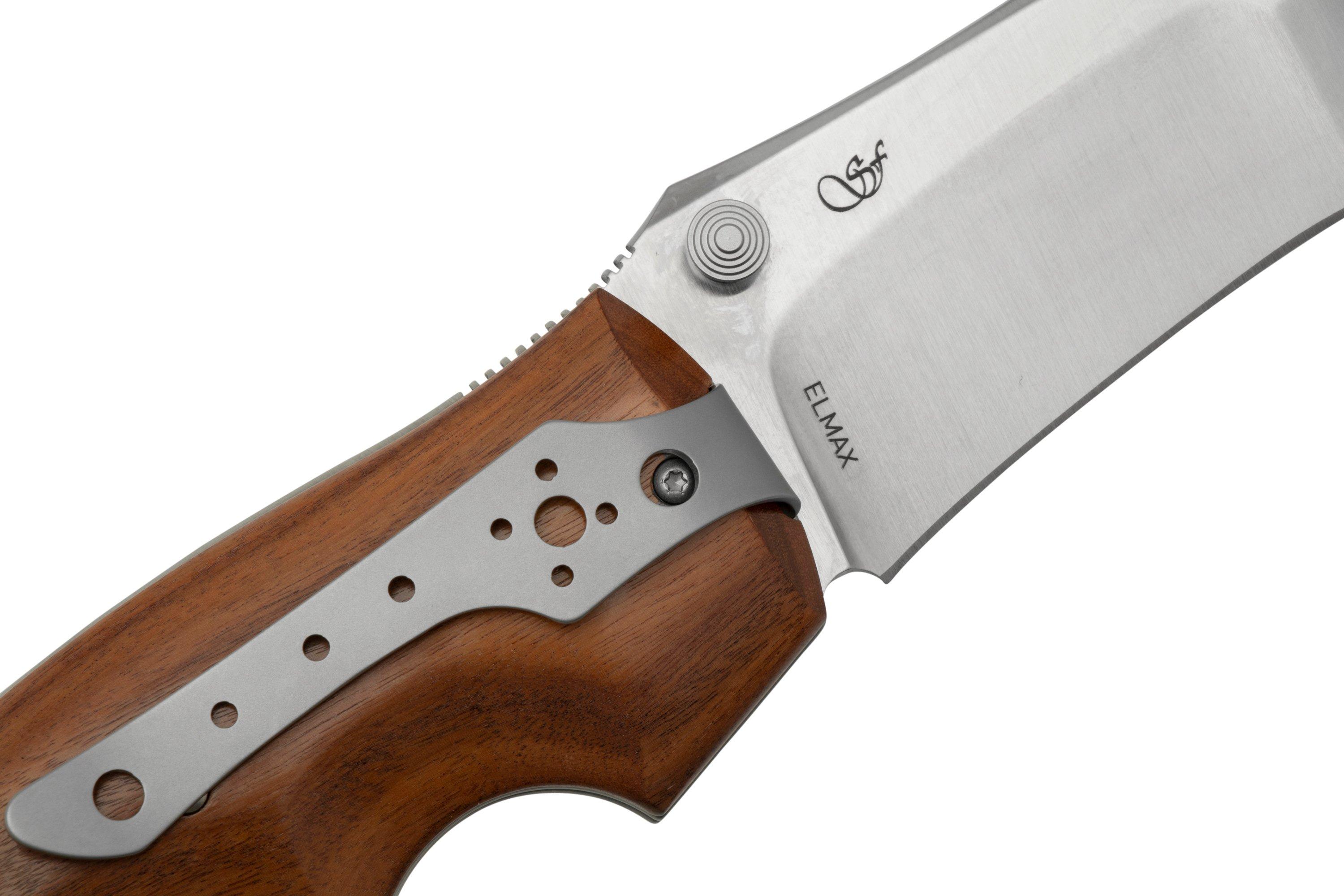 ★【ライノ】 Nóż składany Viper Rhino 1, V5901CB, Satin Elmax, drewno