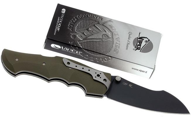 Viper Rhino 1, V5901FC, Satin Elmax, Carbonfiber pocket knife, Fabrizio  Silvestrelli design