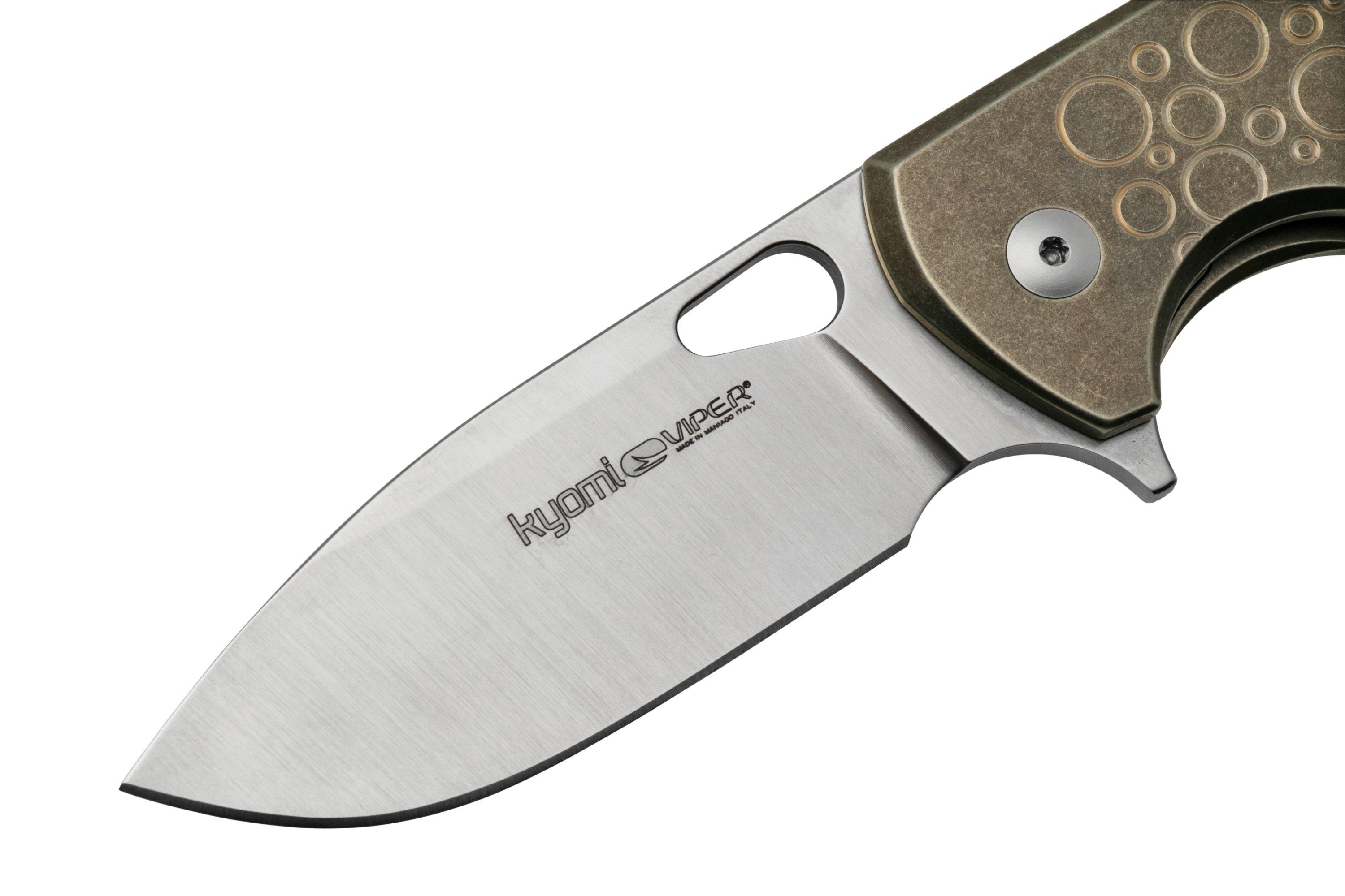 Viper Kyomi V5933RBR, CPM 20CV Satin Bronze Titanium Circle