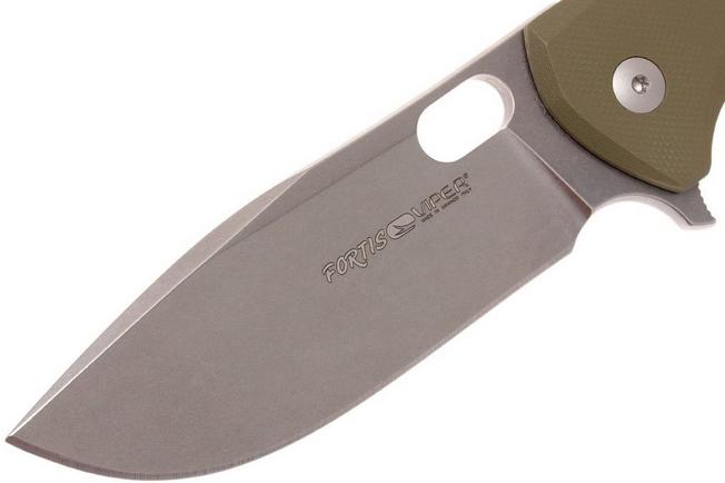 Image for Viper Fortis V5952GG pocket knife stonewash, G10 green