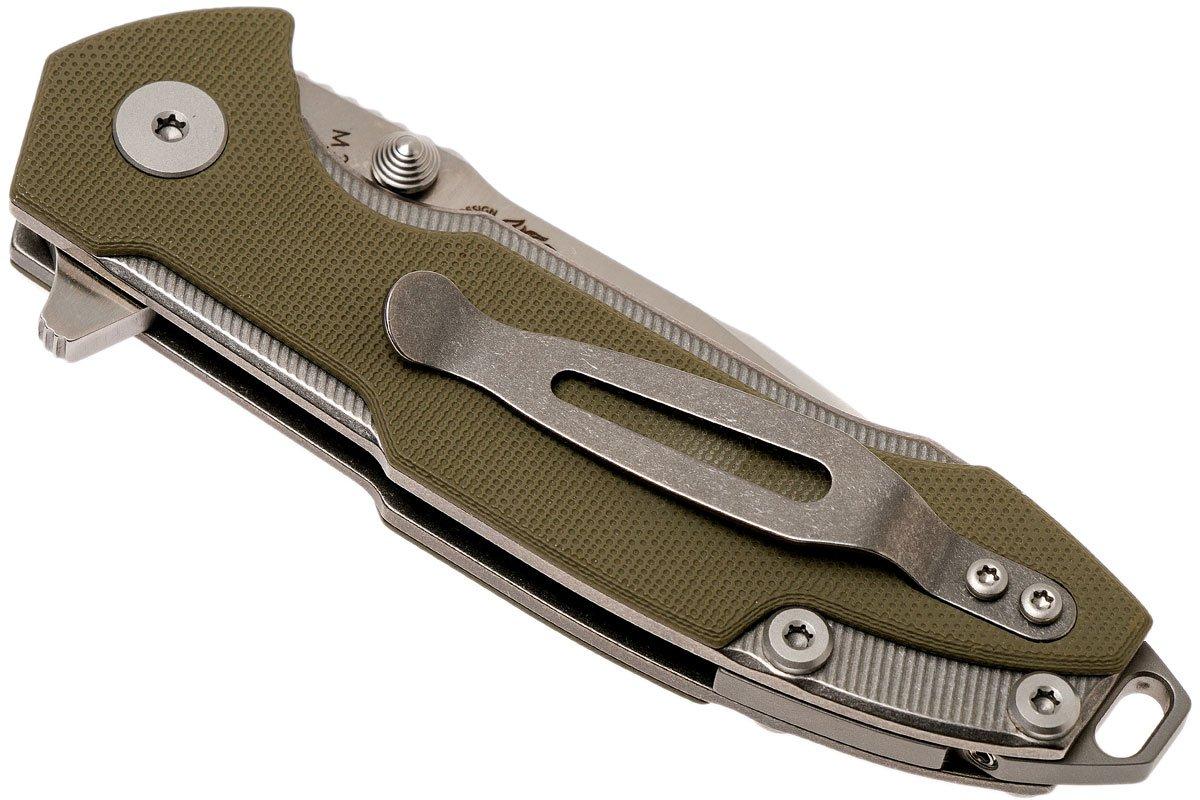 Viper Storm V5954GG Green G10 - Satin, Rick Hinderer Design ...