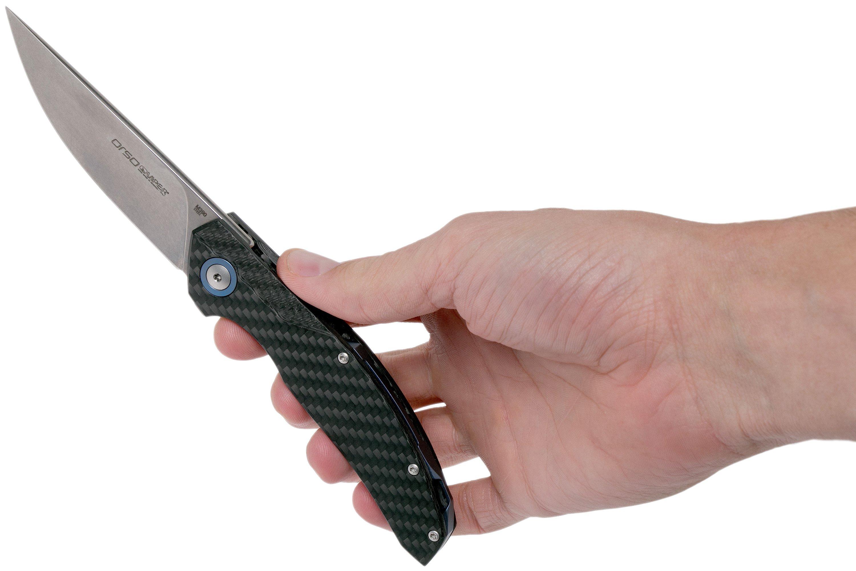 Viper Orso V5968FC Carbon fibre Stonewashed pocket knife, Jens