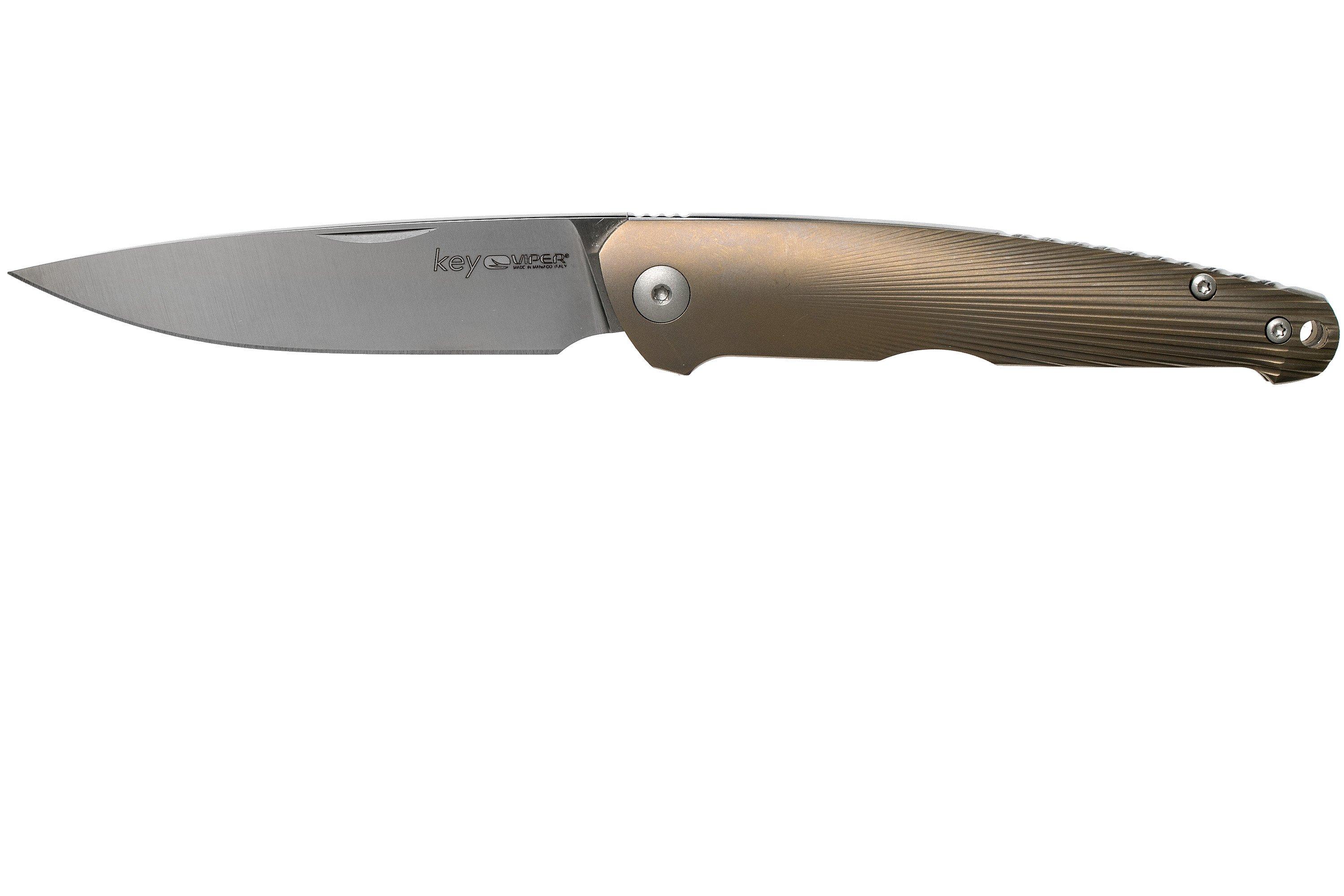 Viper Key V5976D3BR Milled Bronze Titanium zakmes, Jesper Voxnaes ...
