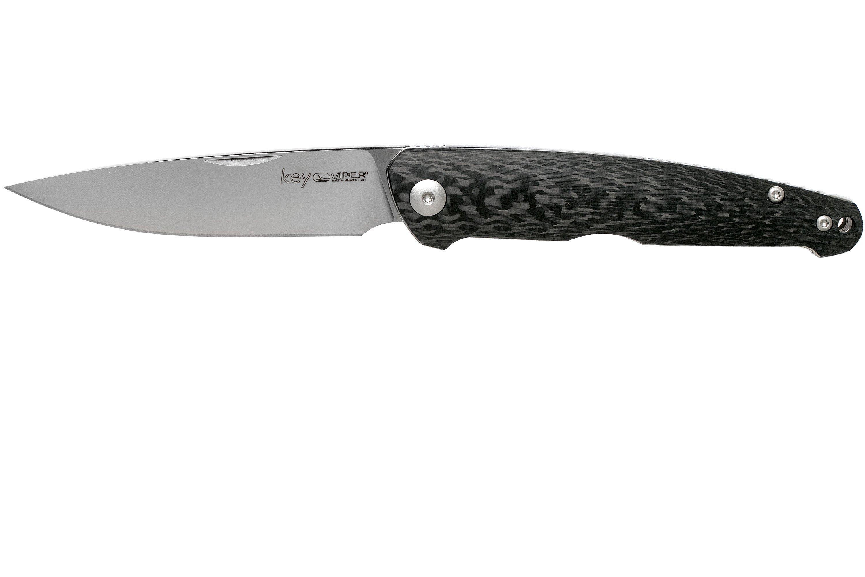Viper Key V5976D3FC Milled Carbonfiber zakmes, Jesper Voxnaes design ...