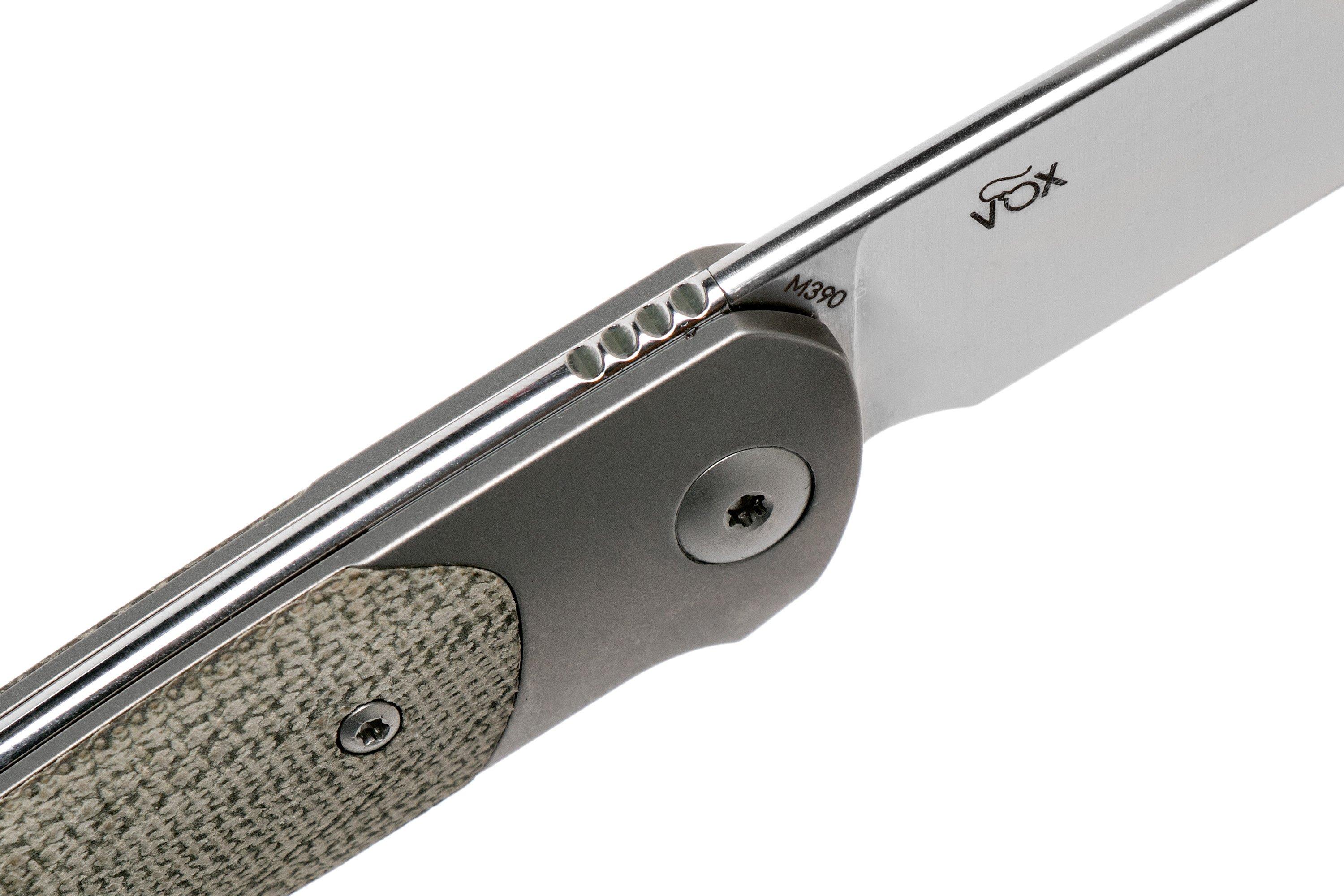 Viper Key V5978CV Bolster Green Canvas Micarta zakmes, Jesper Voxnaes