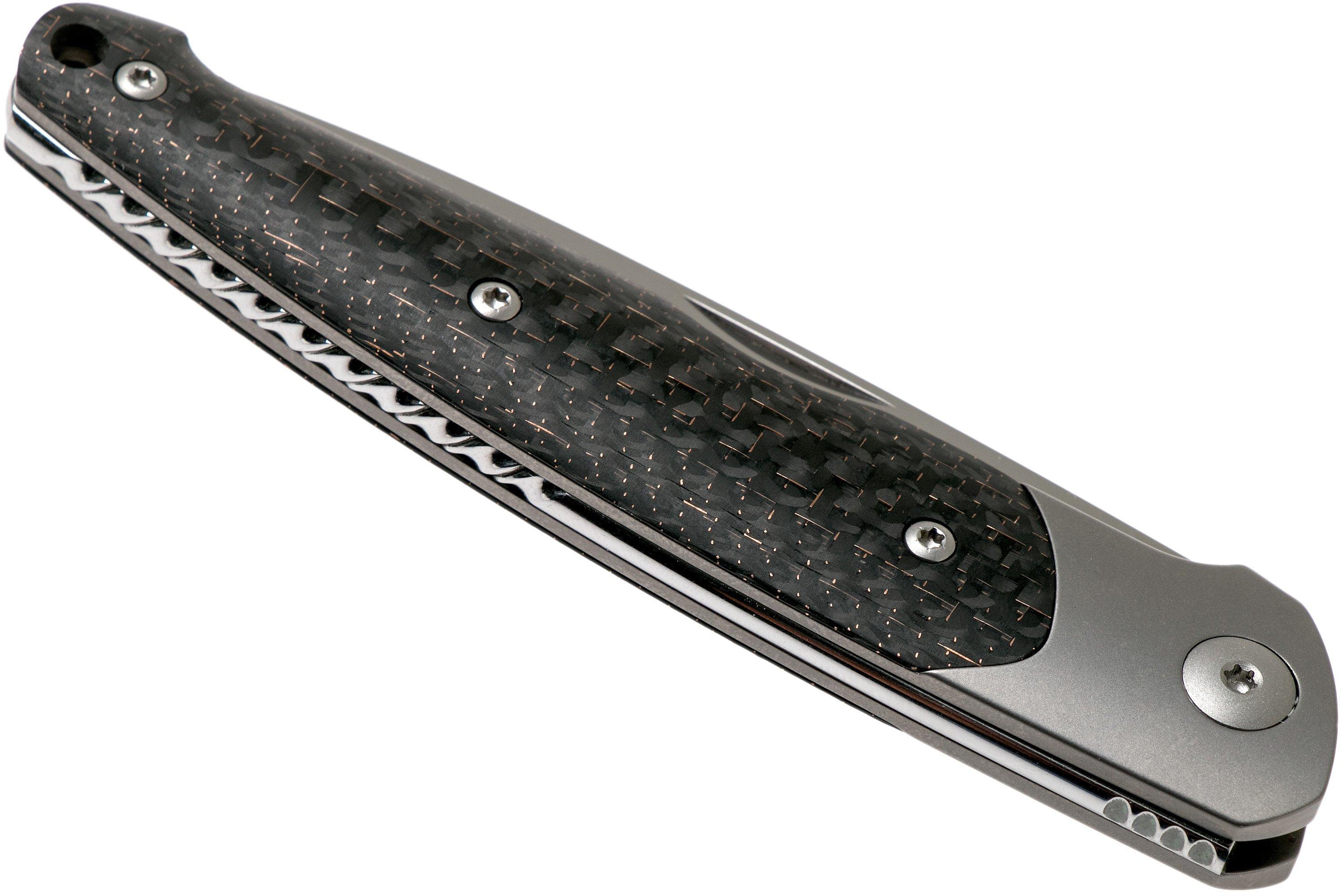 Viper Key V5978FCB Bolster Copper Carbon fibre pocket knife, Jesper