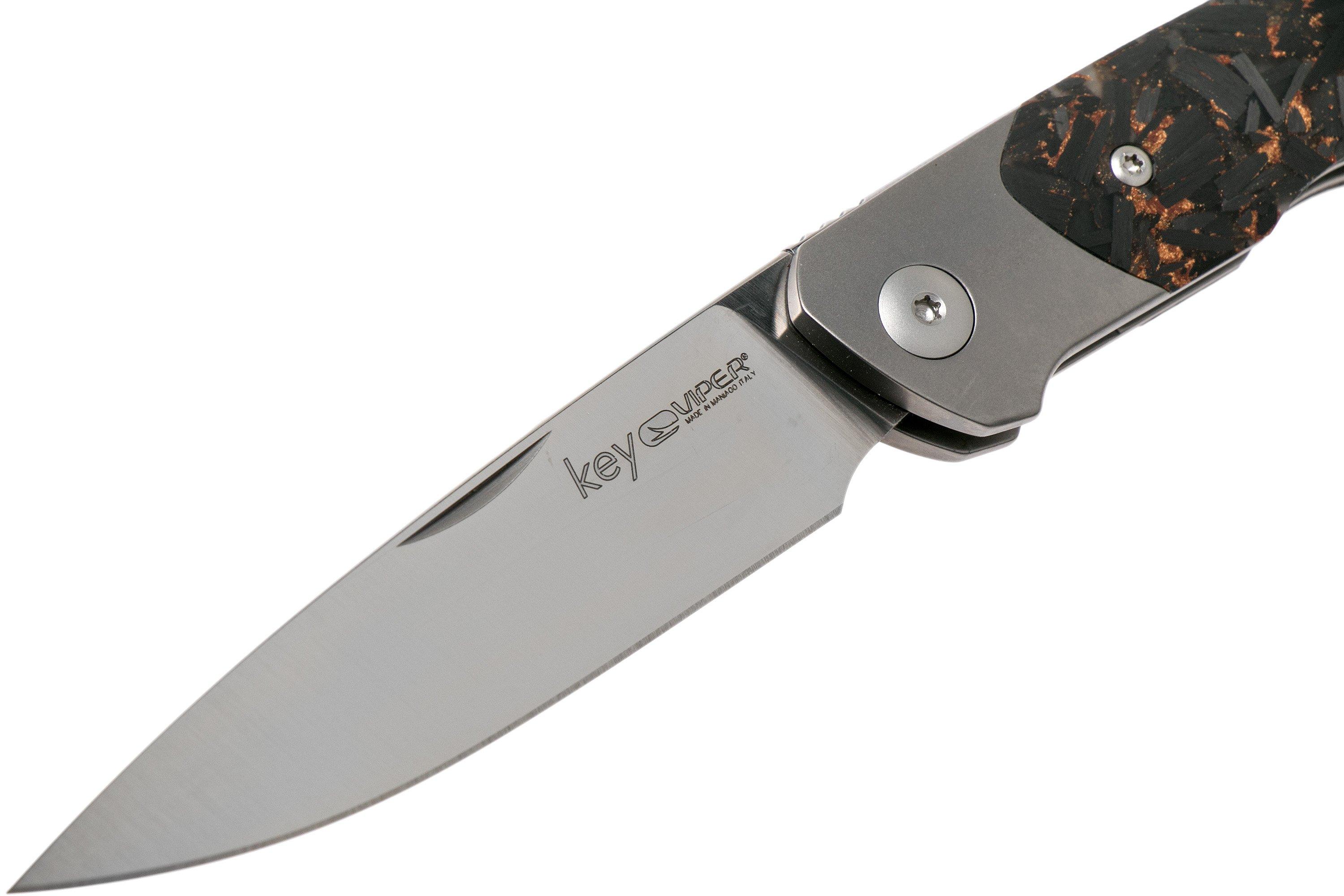 Viper Key V5978FCSC Bolster Copper Carbonfiber Knivesandtools Exclusive ...