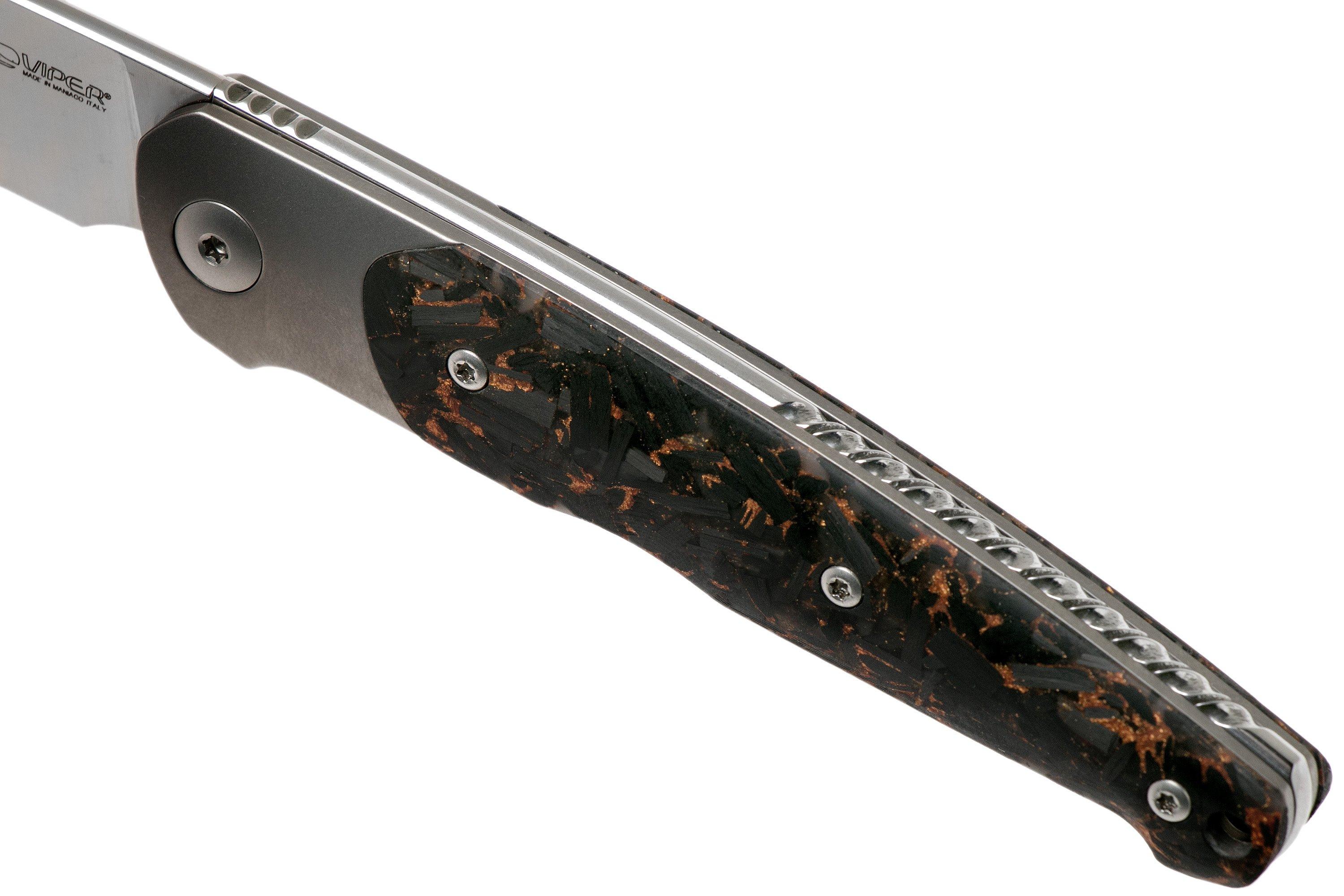 Viper Key V5978FCSC Bolster Copper Carbonfiber Knivesandtools Exclusive ...
