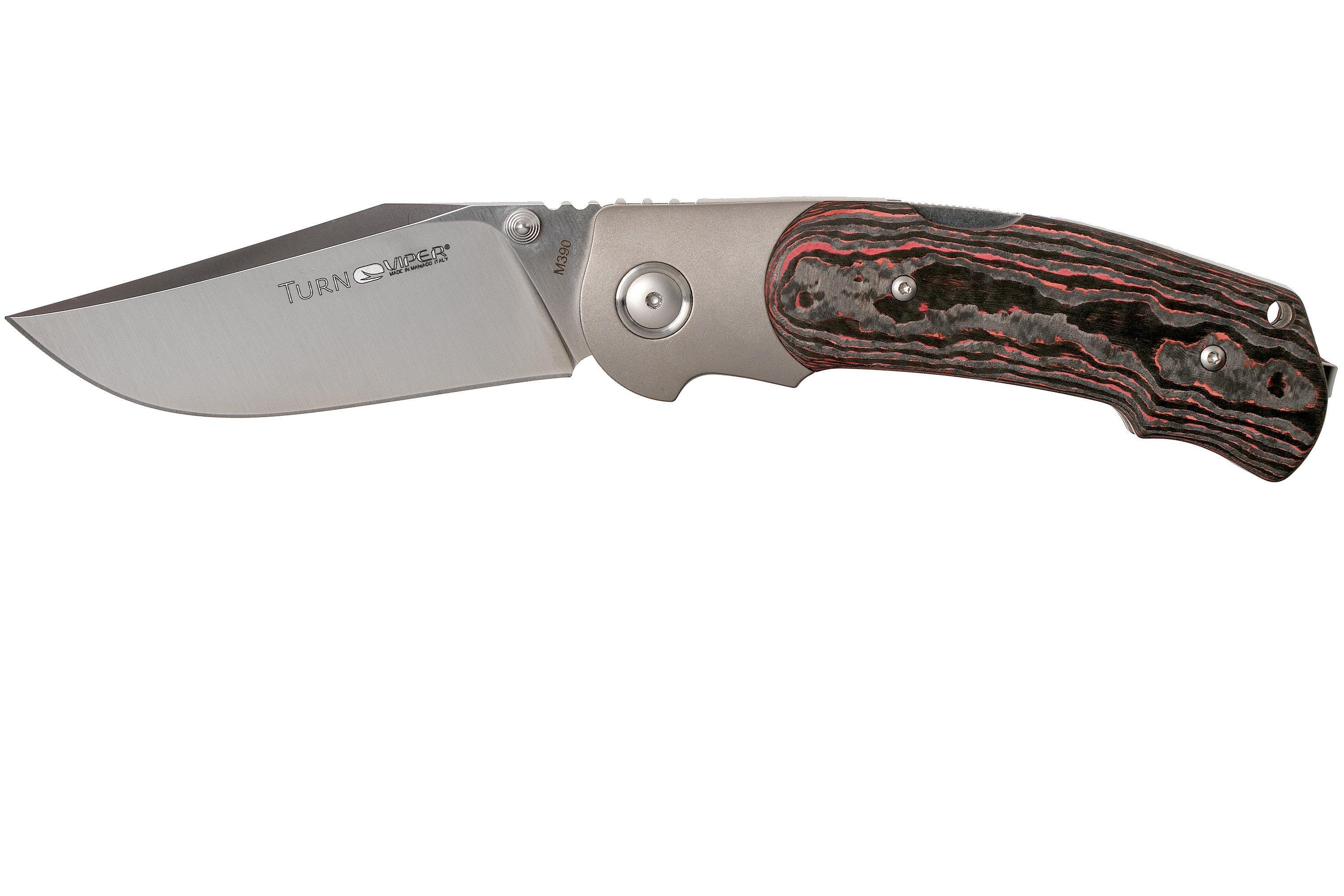 Viper Turn V5986FCL Lava Carbon fibre pocket knife, Fabrizio