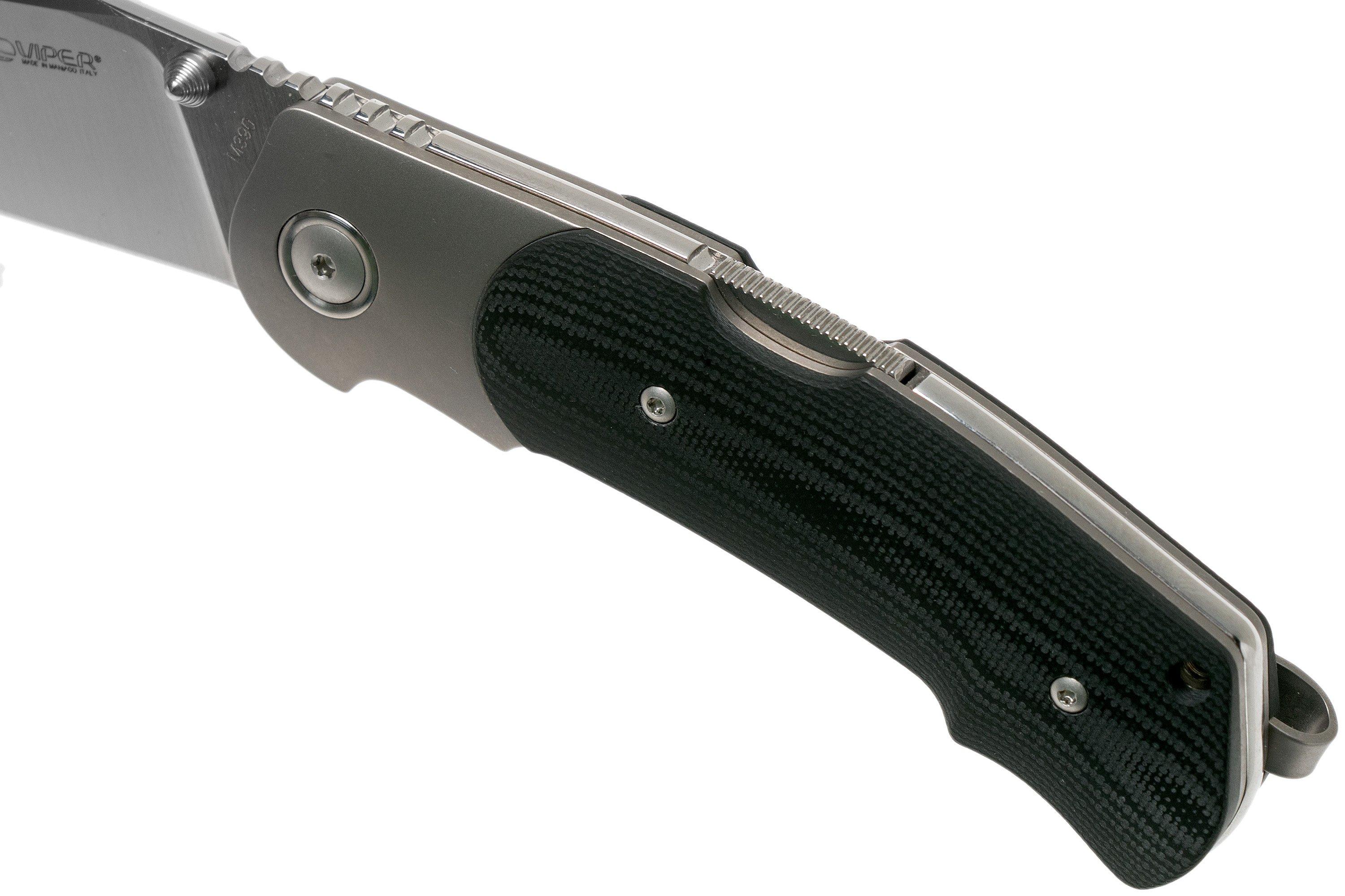 Viper Turn V5986GB Black G10 pocket knife, Fabrizio Silvestrelli