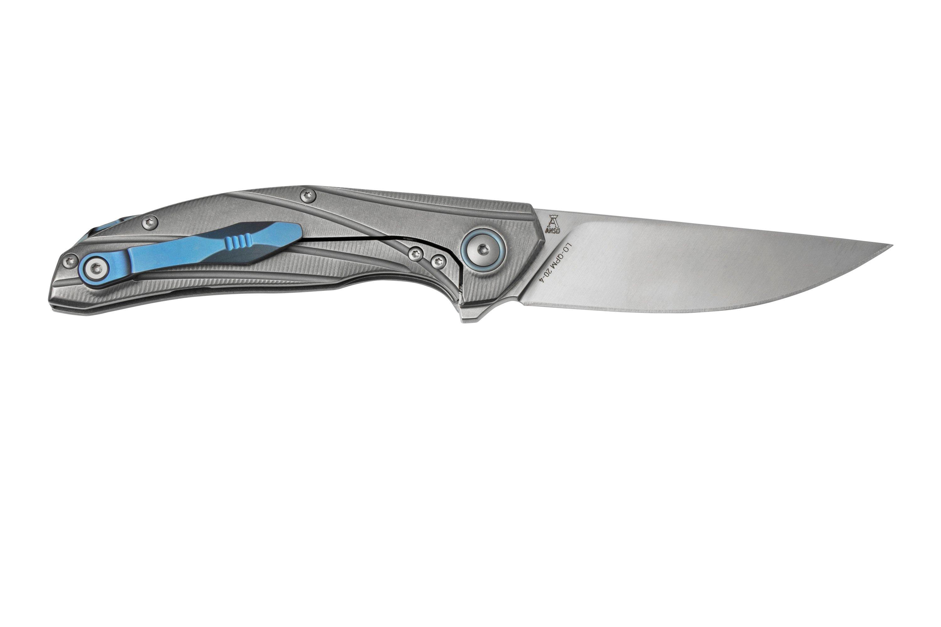 Orso TOPじェル×2 Nóż składany Viper Orso 2 V5996TI Stonewashed Titanium