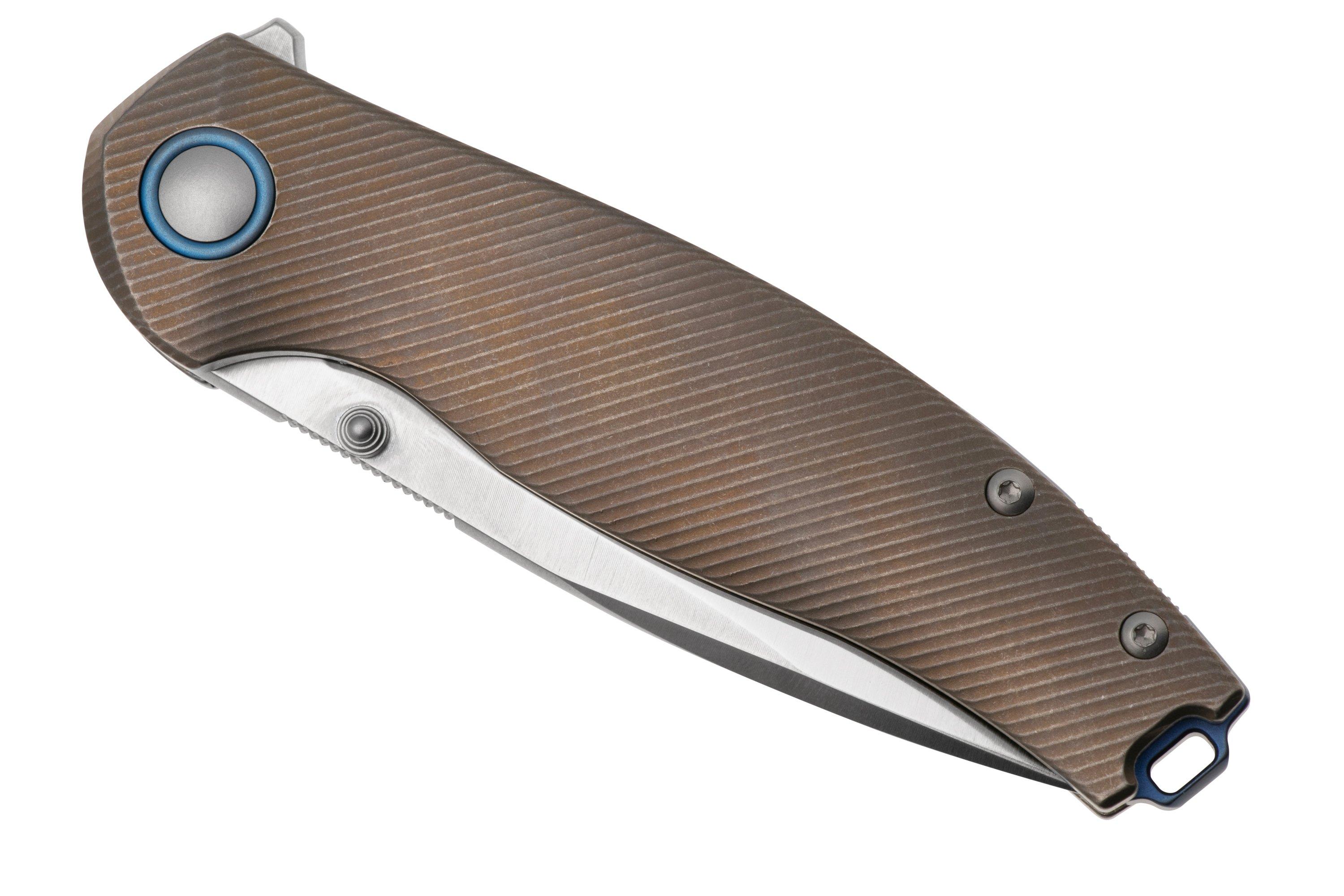 Viper Vale V6004TIBR Bronze Titanium, Blue Details, pocket knife