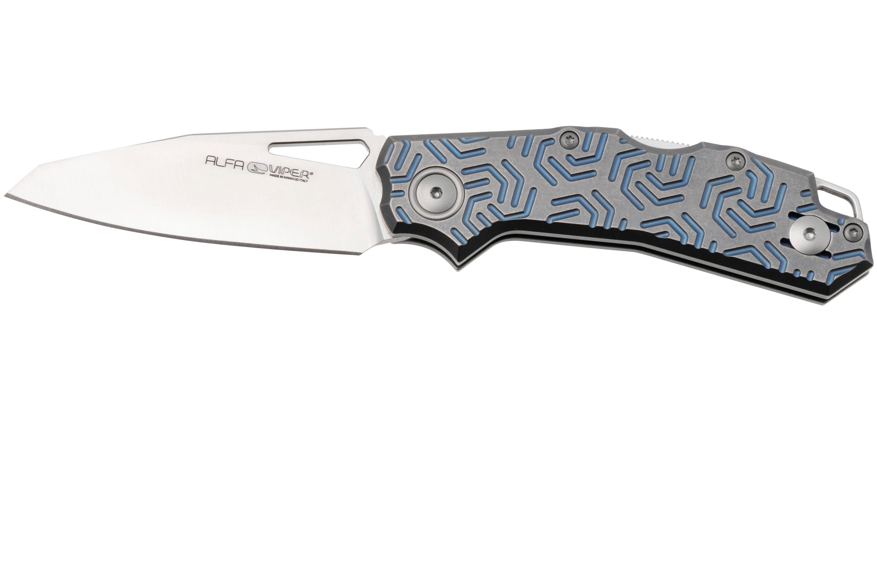Viper Alfa V6020TI3DBL, Satin CPM MagnaCut, Grey/Blue 3D Titanium