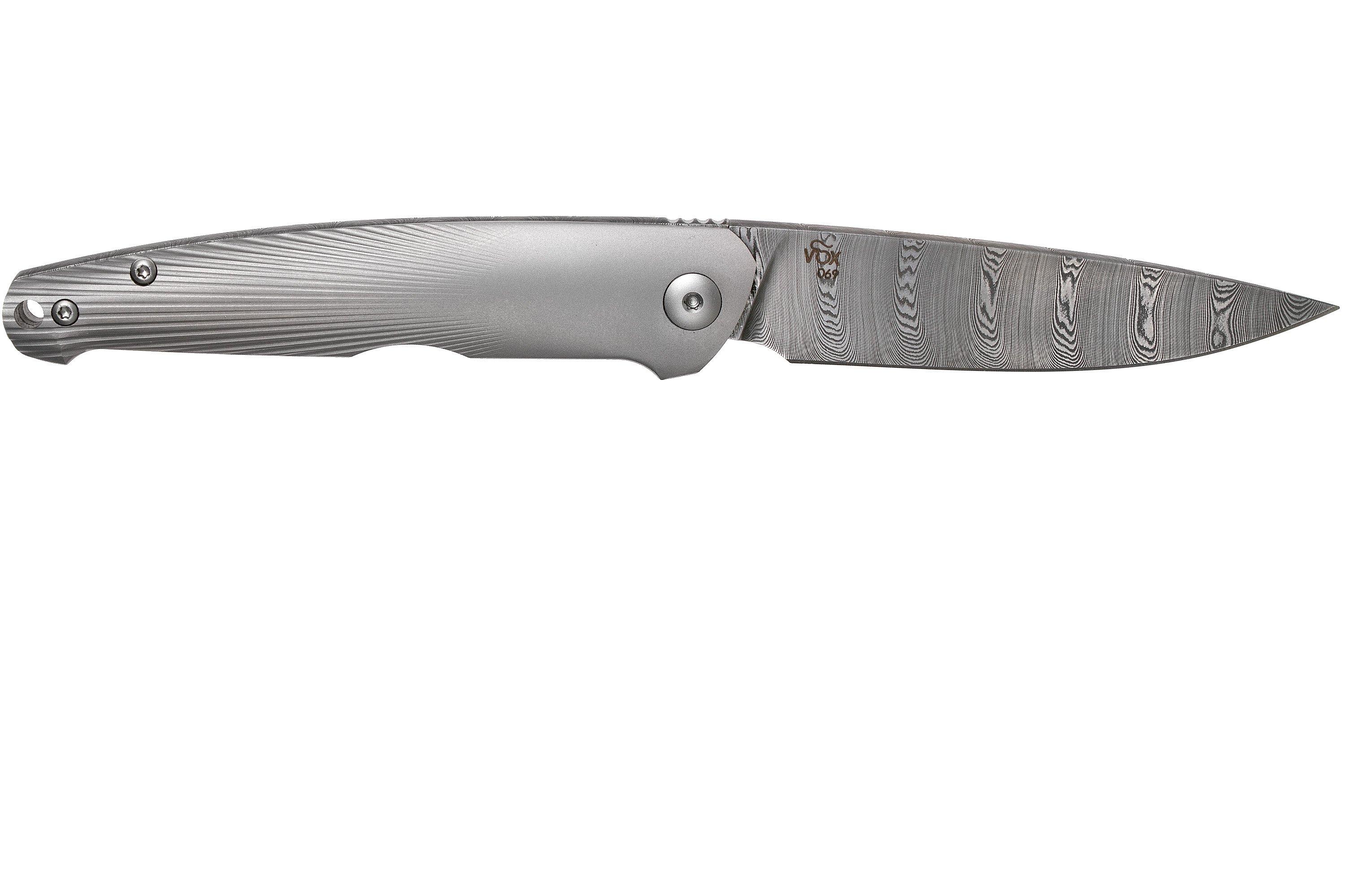 Viper Key VA5976D3TI Damascus Titanium pocket knife, Jesper Voxnaes ...