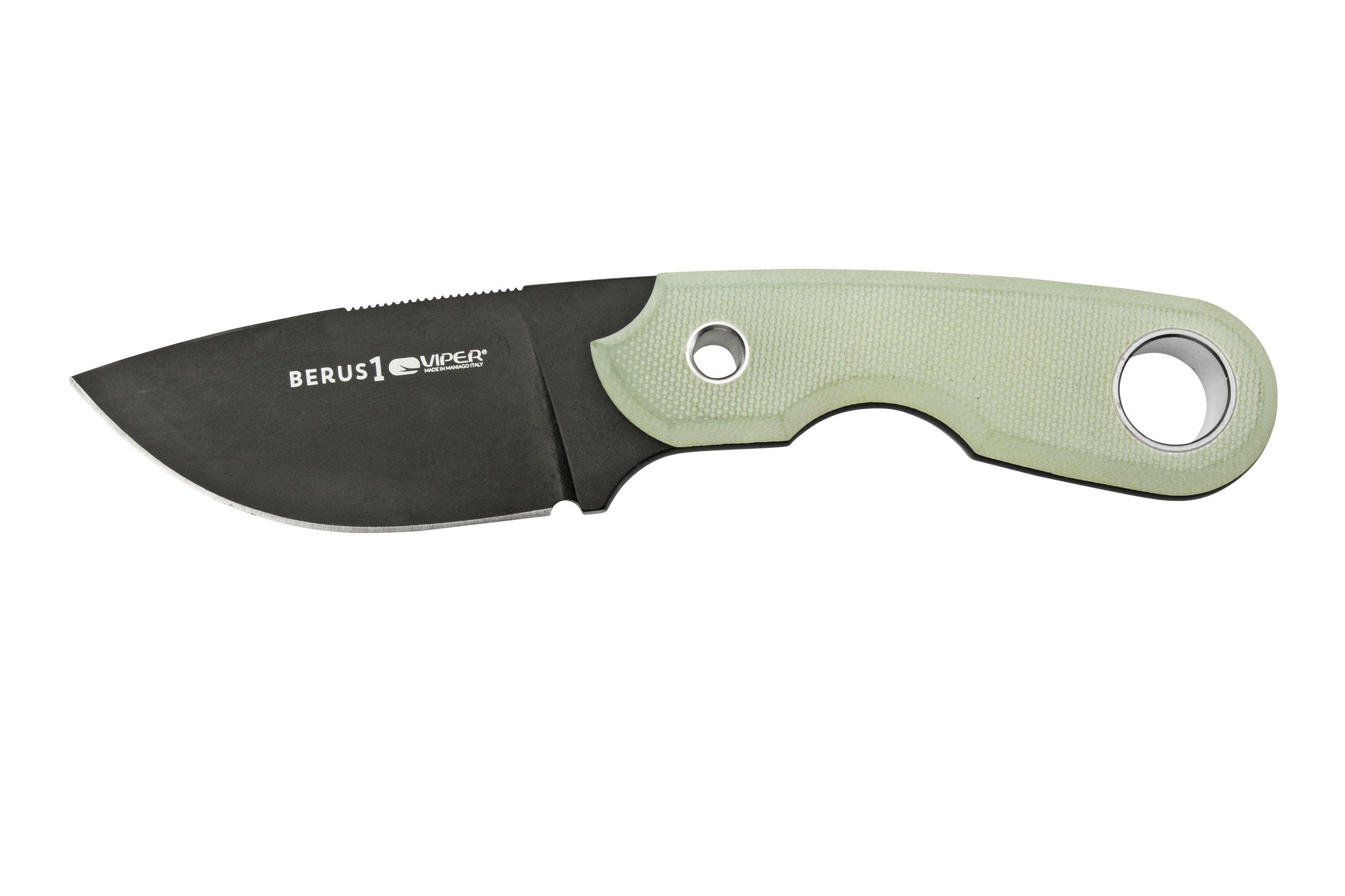 Viper Berus 1 VT4012DGJ M390 PVD Black, Natural G10 fixed knife, Rumici design Advantageously