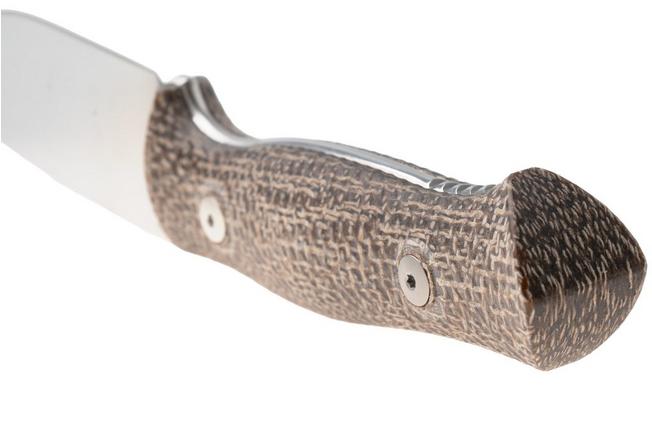 Afbeelding voor Viper GMR VT4070MIN Satin Hybrid Cryo, Natural Jute Micarta, vaststaand mes, Fabrizio Silvestrelli design