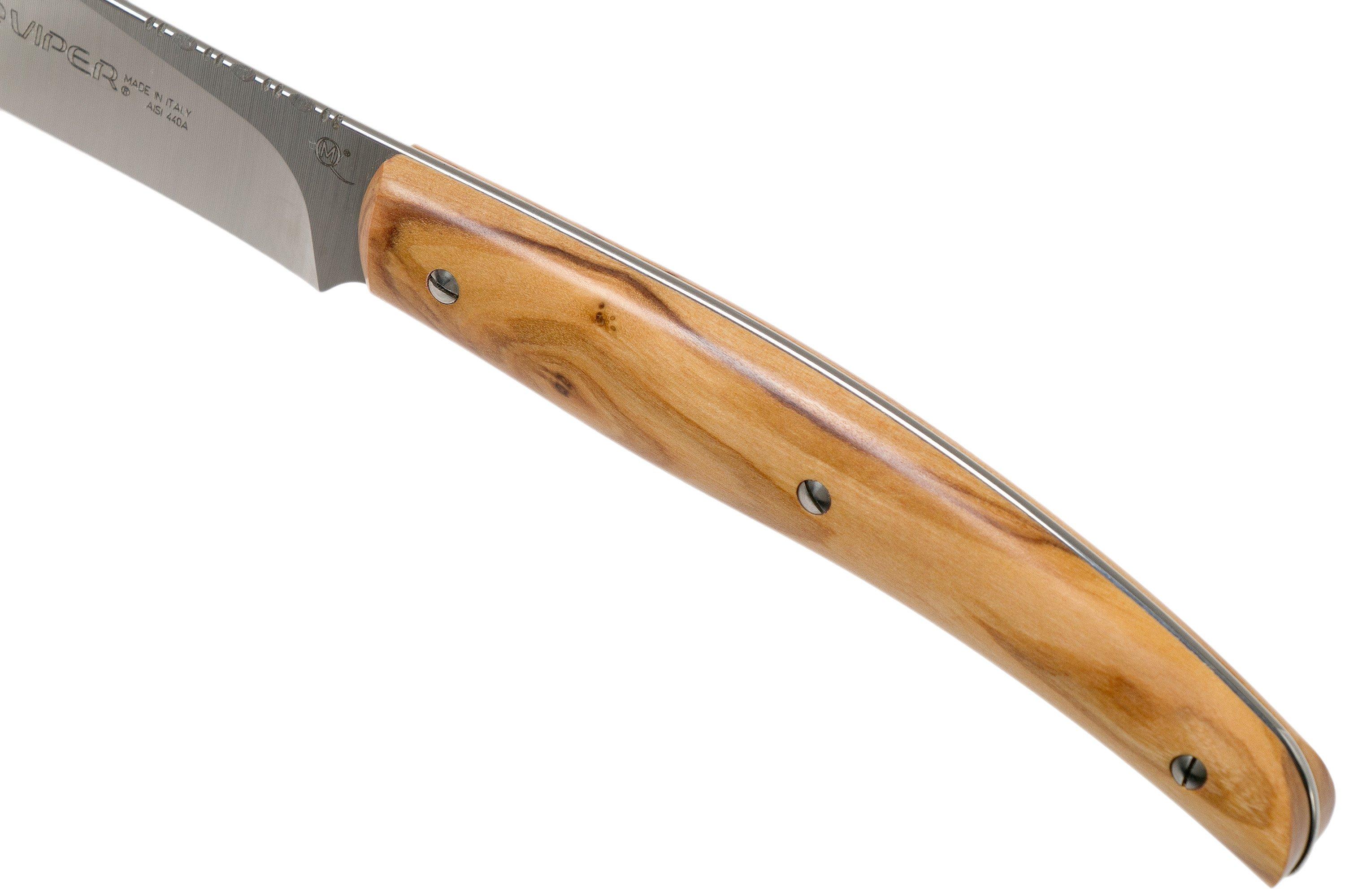 Set Di 5 Coltelli Da Bistecca In Legno – Seghettati, Riutilizzabili, Per Pane, Torte, Cena, Picnic - 2