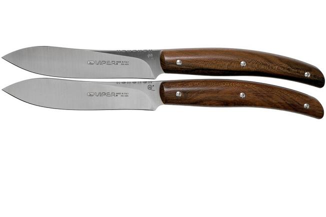 Victorinox Wood 5.1200.12G steak knife, set of 2, straight edge