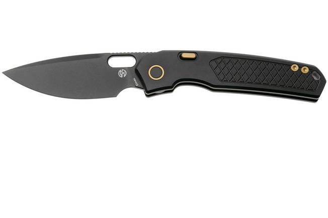 Afbeelding voor Vosteed Psyop A2201 Blackwashed Elmax, Black Titanium, zakmes, Tuffknives design