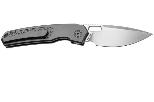 Afbeelding voor Vosteed Psyop A2202 Satin Elmax, Gray Titanium, zakmes, Tuffknives design