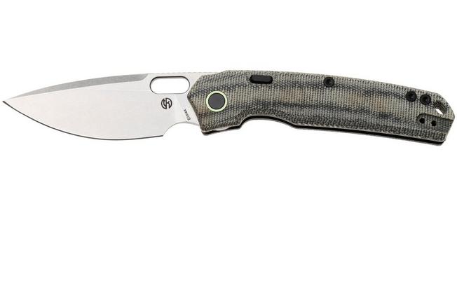 Bild für Vosteed Psyop A2211 Stonewashed Elmax, Black Norplex UltreX Micarta, Taschenmesser, Tuffknives Design