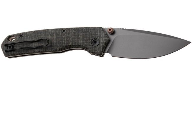 Bild für Vosteed Psyop 299 A2230 Gray S35VN, Gray Norplex UltreX Micarta, Taschenmesser, Tuffknives Design