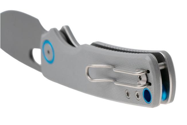 Afbeelding voor Vosteed Porcupine A2607 Gray PVD 14C28N, Gray G10, zakmes, Yue Dong design