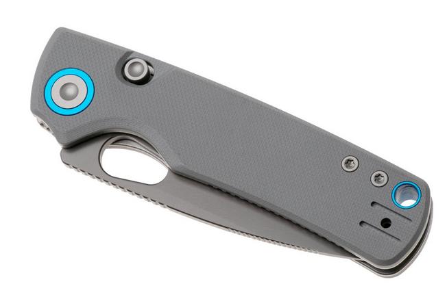 Afbeelding voor Vosteed Porcupine A2607 Gray PVD 14C28N, Gray G10, zakmes, Yue Dong design