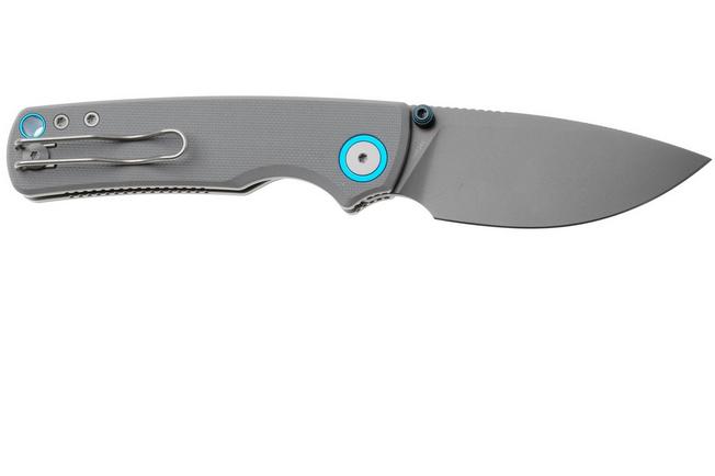 Afbeelding voor Vosteed Porcupine A2612 Gray PVD 14C28N, Gray G10, zakmes, Yue Dong design