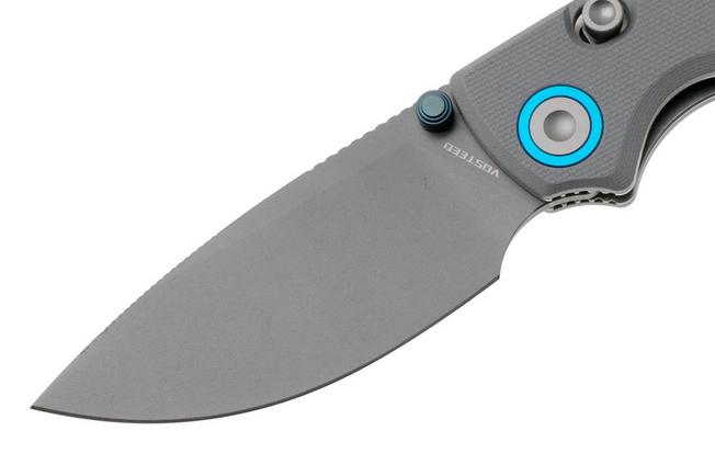 Afbeelding voor Vosteed Porcupine A2612 Gray PVD 14C28N, Gray G10, zakmes, Yue Dong design