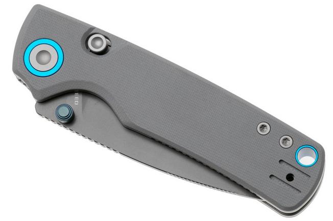 Afbeelding voor Vosteed Porcupine A2612 Gray PVD 14C28N, Gray G10, zakmes, Yue Dong design