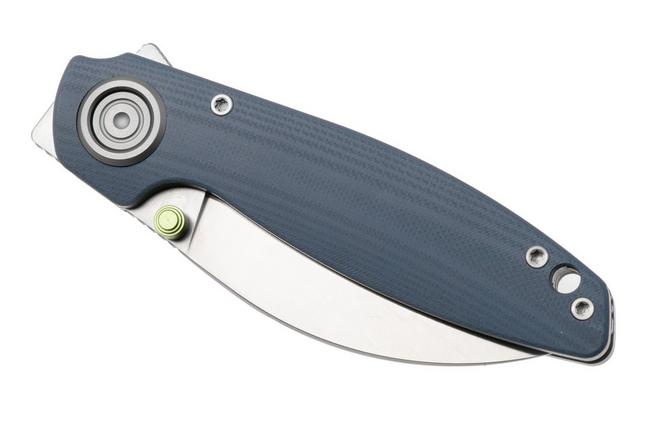 Afbeelding voor Vosteed Shilin Cutter A2809 Satin 154CM, Blue G10, zakmes, Yue Dong design