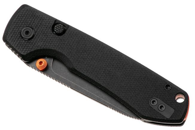 Afbeelding voor Vosteed Raccoon A2902 Blackwashed 14C28N, Black Micarta, zakmes, Yue Dong design