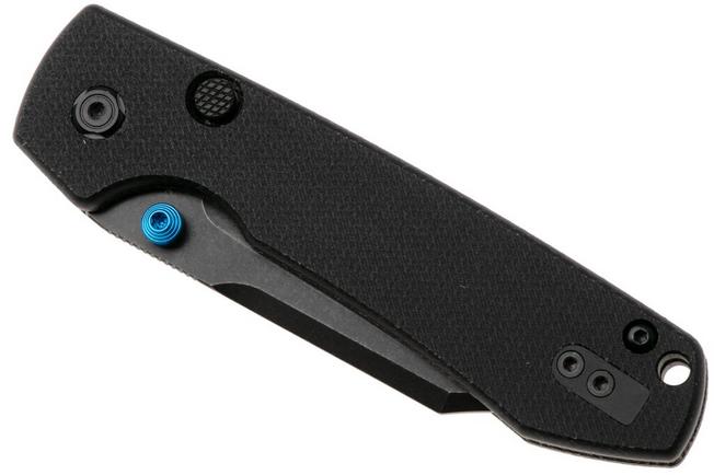 Afbeelding voor Vosteed Raccoon A2910 Blackwashed 14C28N, Black Micarta, zakmes, Yue Dong design