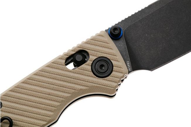 Afbeelding voor Vosteed Porcupine ModSwap A3103 Blackwashed 154CM, Sand G10, zakmes, Yue Dong design
