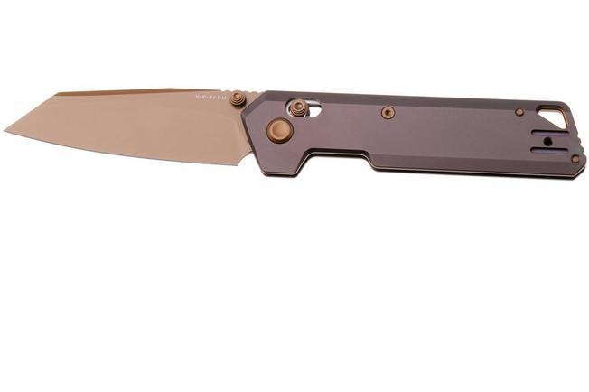 Afbeelding voor Vosteed Parallel A3505 Copper Dune PVD S35VN, Dark Reddish Purple Titanium, zakmes