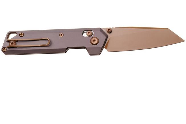 Afbeelding voor Vosteed Parallel A3505 Copper Dune PVD S35VN, Dark Reddish Purple Titanium, zakmes