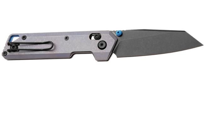 Afbeelding voor Vosteed Parellel A3518 Blackwashed S35VN, Purple Titanium, zakmes