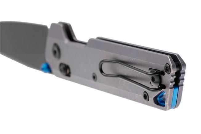 Afbeelding voor Vosteed Parellel A3518 Blackwashed S35VN, Purple Titanium, zakmes