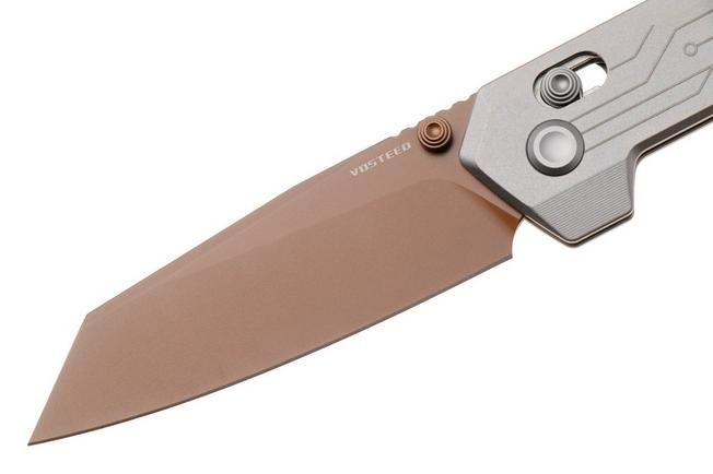 Afbeelding voor Vosteed Parallel A3520 Copper Dune PVD 154CM, Circuit Titanium, zakmes