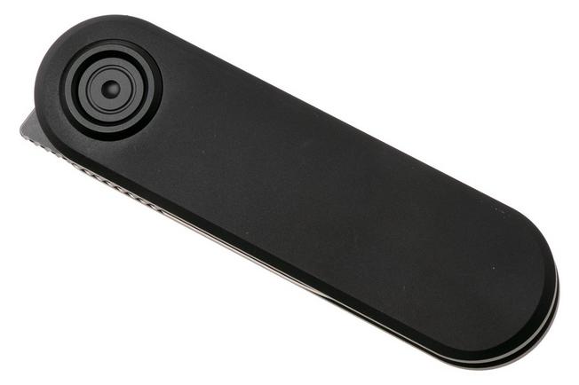 Afbeelding voor Vosteed Corgi V A3701 Blackwashed 14C28N, Black Aluminum, zakmes, Yue Dong design