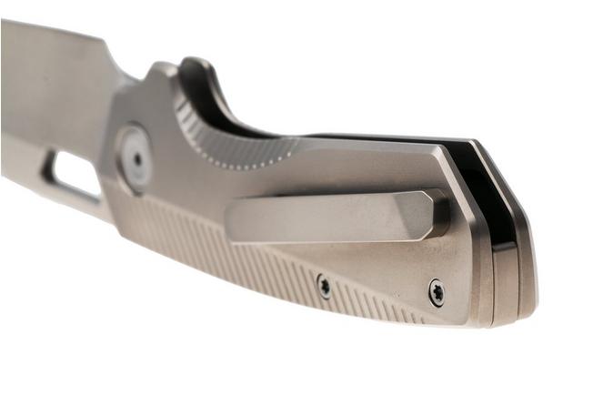 Bild für Vosteed Nip-L A4201 Stonewashed Elmax, Gray Titanium, Taschenmesser, Divo Knives Design