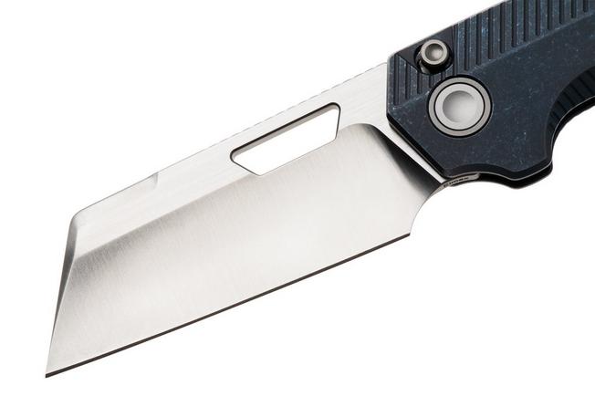 Bild für Vosteed Nip-L A4202 Satin Elmax, Blue Titanium, Taschenmesser, Divo Knives Design