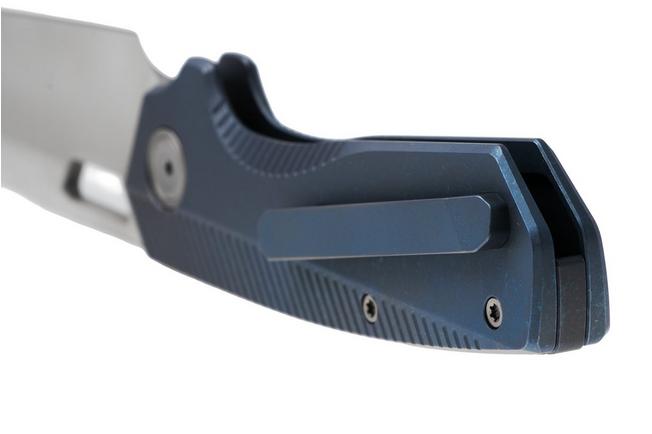 Bild für Vosteed Nip-L A4202 Satin Elmax, Blue Titanium, Taschenmesser, Divo Knives Design