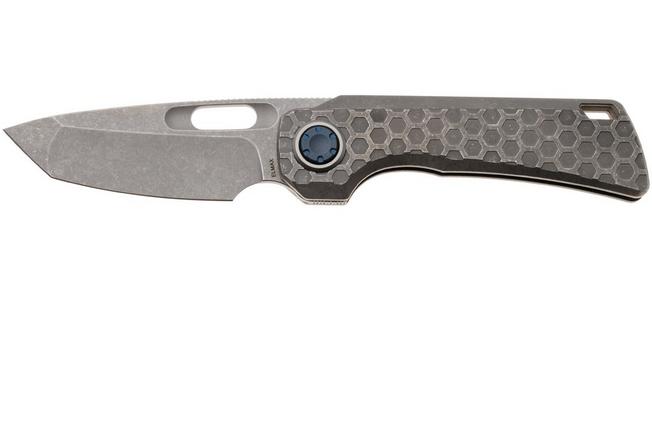 Afbeelding voor Vosteed Nymble A4704 Acid Wash Stonewash Elmax, Acid Wash Gray Titanium, zakmes, John Rusk design