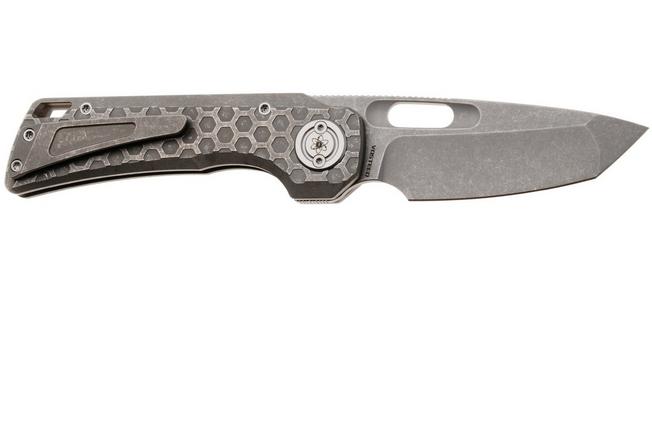 Afbeelding voor Vosteed Nymble A4704 Acid Wash Stonewash Elmax, Acid Wash Gray Titanium, zakmes, John Rusk design