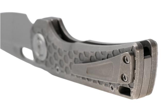 Afbeelding voor Vosteed Nymble A4704 Acid Wash Stonewash Elmax, Acid Wash Gray Titanium, zakmes, John Rusk design