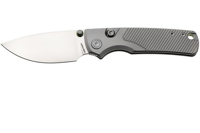 Bild für Vosteed Porcupine TiSlim A4801 Satin 154CM, Gray Titanium, Taschenmesser, Yue Dong Design