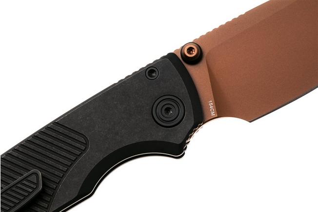 Bild für Vosteed Porcupine TiSlim A4802 Copper Dune PVD 154CM, Black Titanium, Taschenmesser, Yue Dong Design